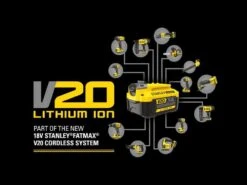 Coupe-bordures à Batterie STANLEY FATMAX V20 - 18V - 4AH -Outils De Jardin coupe bordures batterie stanley fatmax v20 18v 4ah coupe bordure lectrique batterie stanley fatmax v20 28498 1 1619086161 IMG 60814b517545c