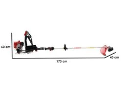 Débroussailleuse à Dos Professionnelle Avec Moteur Kawasaki TJ 53 E ZP Portée