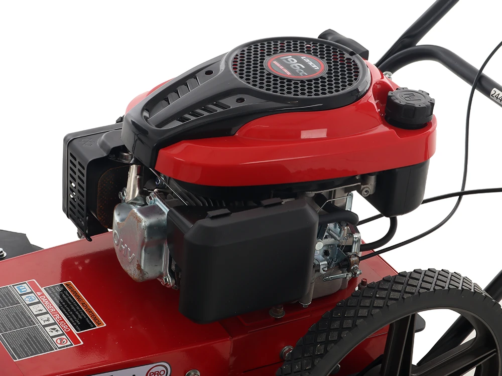 Motobalayeuse-débroussailleuse à Roues Poussée Geotech RSS 400 - Moteur à Essence 196 Cc. 18 Motobalayeuse-débroussailleuse à Roues Poussée Geotech RSS 400 - Moteur à Essence 196 Cc. – Image 16