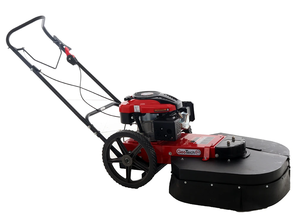 Motobalayeuse-débroussailleuse à Roues Poussée Geotech RSS 400 - Moteur à Essence 196 Cc. 4 Motobalayeuse-débroussailleuse à Roues Poussée Geotech RSS 400 - Moteur à Essence 196 Cc. – Image 2