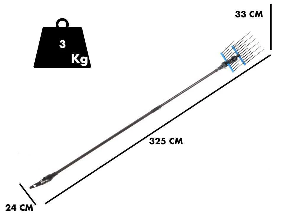 Peigne Vibreur électrique à Batterie Campagnola Alice 58V Premium 185-270 - Perche En Carbone 3 Peigne Vibreur électrique à Batterie Campagnola Alice 58V Premium 185-270 - Perche En Carbone