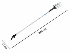 Peigne Vibreur électrique à Batterie Campagnola Nuovo Holly 58V - Perche Télescopique Aluminium 185-270 Cm -Outils De Jardin peigne vibreur lectrique batterie campagnola nuovo holly 58v perche tlescopique aluminium 185 270 cm peigne vibreur holly campagnola 17712 0 1565272769 IMG 4319 misure 2