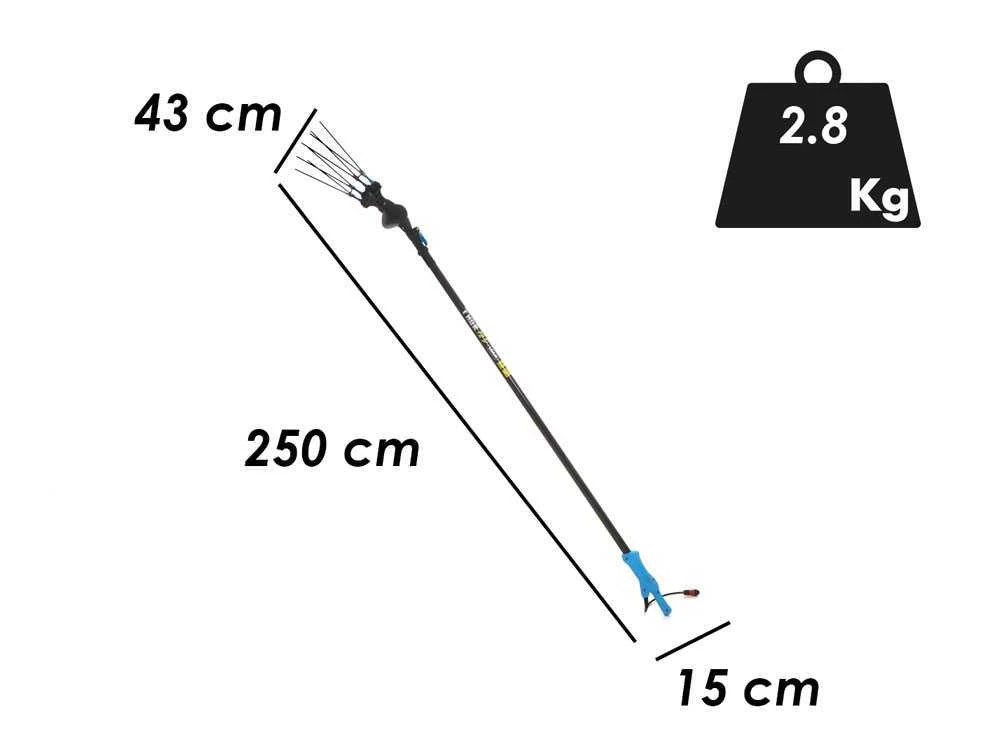 Peigne Vibreur électrique à Batterie Lisam Thor - Avec 8 Dents En Carbone - Perche Télescopique 3 Peigne Vibreur électrique à Batterie Lisam Thor - Avec 8 Dents En Carbone - Perche Télescopique