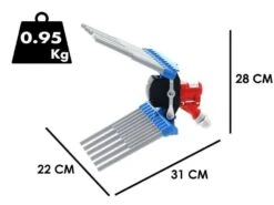 Peigne Vibreur Pneumatique Paterlini IMOLA - 7-9 Bars - 1700 Battements Par Minute