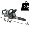 PROMO EGO Tronçonneuse à Batterie EGO CS1610E 56V - Longueur De Coupe De 40 Cm - 5Ah -Outils De Jardin promo ego trononneuse batterie ego cs1610e 56v longueur de coupe de 40 cm 5ah trononneuse batterie ego cs1610e 34287 10 1694764552 IMG 65040e084e25e