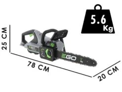 PROMO EGO Tronçonneuse à Batterie EGO CS1610E 56V - Longueur De Coupe De 40 Cm - 5Ah