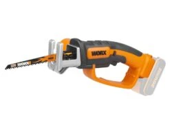 Scie De Jardin à Batterie Worx WG894E.9 - 3 Lames Offertes - SANS BATTERIE NI CHARGEUR DE BATTERIE