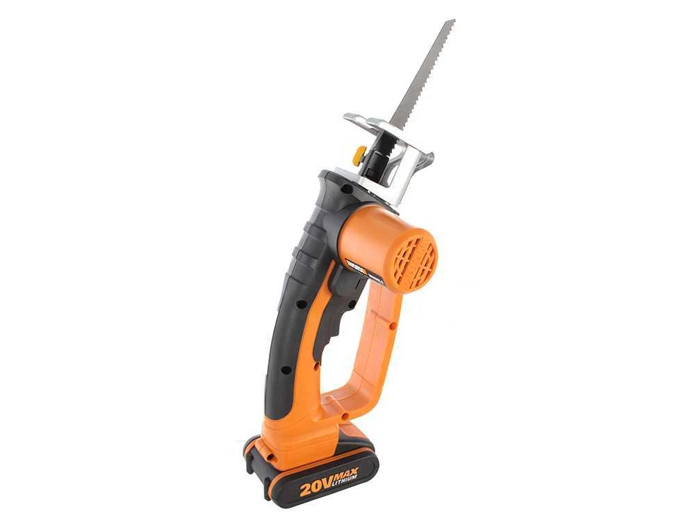 Scie électrique De Jardin à Batterie Worx XMWG894E.5 Batterie Li-ion 20V De 2Ah - 3 Lames Offertes 6 Scie électrique De Jardin à Batterie Worx XMWG894E.5 Batterie Li-ion 20V De 2Ah - 3 Lames Offertes – Image 4