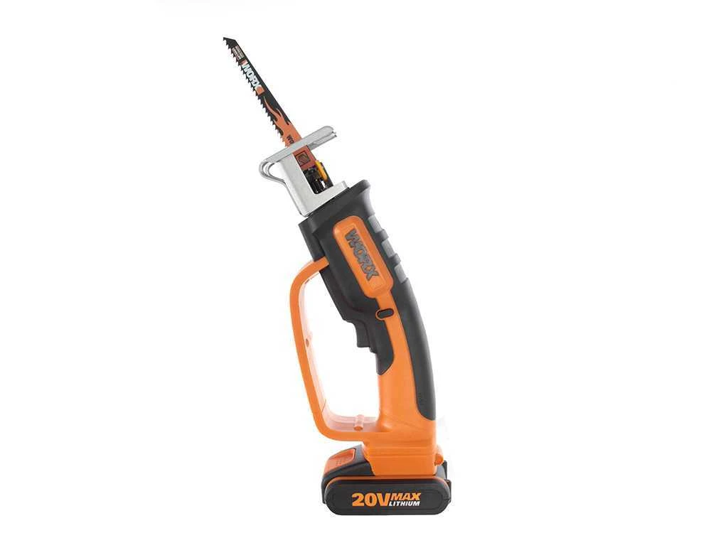 Scie électrique De Jardin à Batterie Worx XMWG894E.5 Batterie Li-ion 20V De 2Ah - 3 Lames Offertes 7 Scie électrique De Jardin à Batterie Worx XMWG894E.5 Batterie Li-ion 20V De 2Ah - 3 Lames Offertes – Image 5