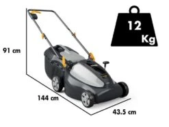 Tondeuse à Gazon électrique Sur Batterie Alpina AL1 3820 Li - Tondeuse Avec Bac De Ramassage