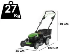 Tondeuse Autotractée à Batterie Greenworks GD48LM51SP 48V - 51 Cm - Batterie 4Ah