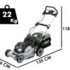 Tondeuse à Batterie EGO LM1701E - 56V 2.5Ah - Ø De Coupe De 42 Cm -Outils De Jardin tondeuse batterie ego lm1701e 56v 2 5ah de coupe de 42 cm tondeuse batterie ego lm1701e 33480 1 1647257695 IMG 622f285f2df07