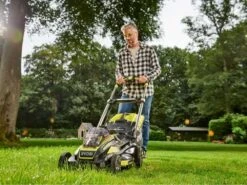 Tondeuse à Batterie RYOBI RLM36X41H50G - 36V - 5Ah - Bac De 45 L - Coupe De 40 Cm -Outils De Jardin tondeuse batterie ryobi rlm36x41h50g 36v 5ah bac de 45 l coupe de 40 cm moteur lectrique batterie 35473 15 1655974414 IMG 62b42a0e00b93