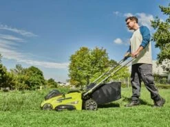 Tondeuse à Batterie RYOBI RLM36X41H60PG - 36V - 6Ah - Bac De 45 L - Coupe De 40 Cm -Outils De Jardin tondeuse batterie ryobi rlm36x41h60pg 36v 6ah bac de 45 l coupe de 40 cm tondeuse batterie ryobi rlm36x41h60pg 35452 0 1655891597 IMG 62b2e68d0b917