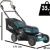 Tondeuse à Gazon 2X18V-53cm MAKITA DLM530PT4 - Incluses 4 Batteries -Outils De Jardin tondeuse gazon 2x18v 53cm makita dlm530pt4 incluses 4 batteries tondeuse gazon 2x18v 53cm makita dlm530pt4 25404 0 1601640571 IMG 5f77187b382a8