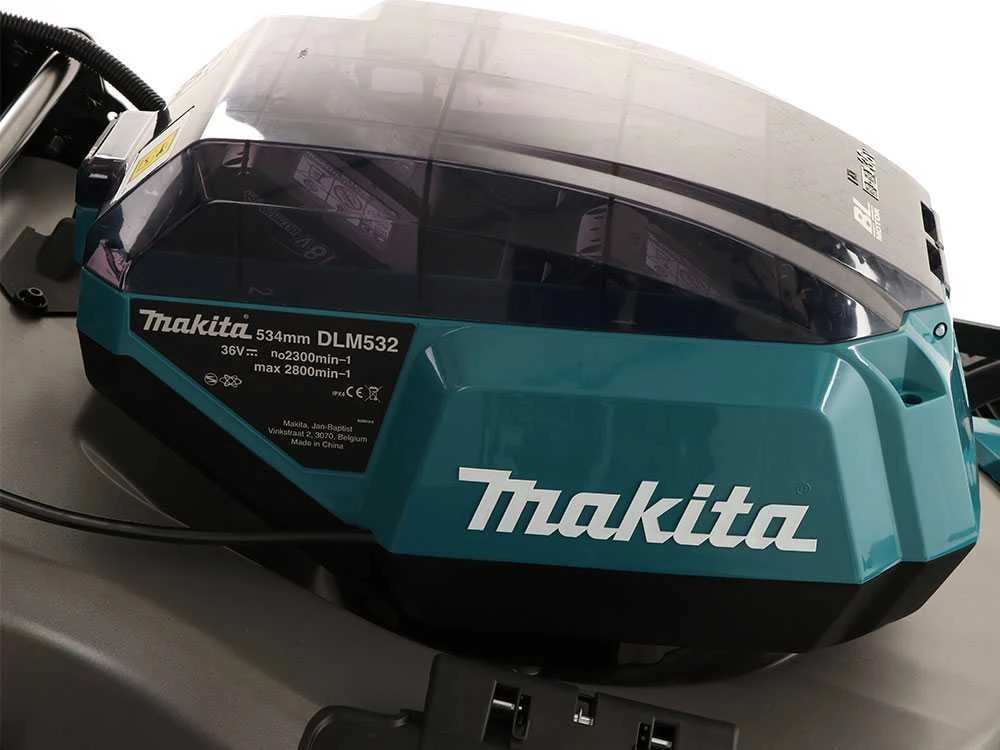 Tondeuse à Gazon à Batterie Tractée 2X18V-53cm MAKITA DLM532PT4 - 4 Batteries Incluses 14 Tondeuse à Gazon à Batterie Tractée 2X18V-53cm MAKITA DLM532PT4 - 4 Batteries Incluses – Image 12