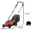 Tondeuse à Gazon électrique à Batterie Black & Decker BCMW3336L2-QW - 36V 2.5Ah -Outils De Jardin tondeuse gazon lectrique batterie black decker bcmw3336l2 qw 36v 2 5ah tondeuse lectrique black decker bcmw3336l2 qw 23956 1 1591870924 IMG 5ee205cc3879b