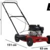 Tondeuse à Gazon Manuelle MTD Smart 51 BO - Moteur ThorX 35 OHV - éjection Latérale
