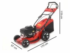 Tondeuse à Gazon Professionnelle Marina Systems MA 55 SK 4-en-1 - Moteur Kawasaki FJ180V