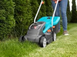 Tondeuse à Gazon Sur Batterie Gardena PowerMax 32/36V P4A - 2 Batteries 18V/2.5Ah - Largeur De Coupe 32 Cm -Outils De Jardin tondeuse gazon sur batterie gardena powermax 32 36v p4a 2 batteries 18v 2 5ah largeur de coupe 32 cm tondeuse lectrique gardena powermax 32 36v p4a 29253 14 1621503156 IMG 60a62cb48269e