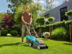 Tondeuse à Gazon Sur Batterie Gardena PowerMax 32/36V P4A - 2 Batteries 18V/2.5Ah - Largeur De Coupe 32 Cm -Outils De Jardin tondeuse gazon sur batterie gardena powermax 32 36v p4a 2 batteries 18v 2 5ah largeur de coupe 32 cm tondeuse lectrique gardena powermax 32 36v p4a 29253 14 1621503156 IMG 60a62cb4d636d