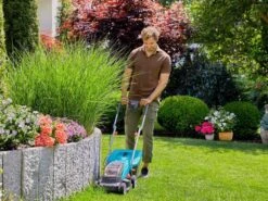 Tondeuse à Gazon Sur Batterie Gardena PowerMax 32/36V P4A - 2 Batteries 18V/2.5Ah - Largeur De Coupe 32 Cm -Outils De Jardin tondeuse gazon sur batterie gardena powermax 32 36v p4a 2 batteries 18v 2 5ah largeur de coupe 32 cm tondeuse lectrique gardena powermax 32 36v p4a 29253 14 1621503157 IMG 60a62cb5019c7