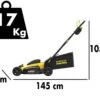Tondeuse à Gazon Sur Batterie STANLEY FATMAX SFMCMW2651M - 2 Batteries 18V/4Ah - Amplitude De Coupe 40 Cm