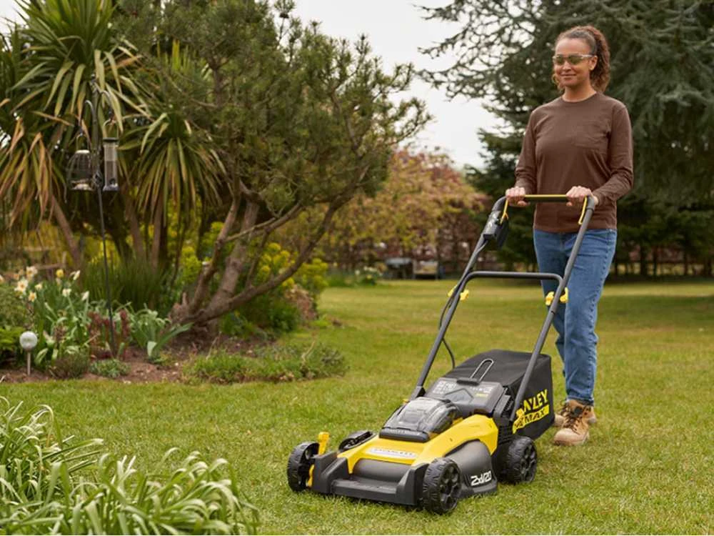 Tondeuse à Gazon Sur Batterie STANLEY FATMAX SFMCMW2651M - 2 Batteries 18V/4Ah - Amplitude De Coupe 40 Cm 4 Tondeuse à Gazon Sur Batterie STANLEY FATMAX SFMCMW2651M - 2 Batteries 18V/4Ah - Amplitude De Coupe 40 Cm – Image 2