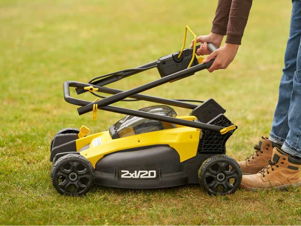 Tondeuse à Gazon Sur Batterie STANLEY FATMAX SFMCMW2651M - 2 Batteries 18V/4Ah - Amplitude De Coupe 40 Cm 13 Tondeuse à Gazon Sur Batterie STANLEY FATMAX SFMCMW2651M - 2 Batteries 18V/4Ah - Amplitude De Coupe 40 Cm – Image 11