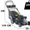 Tondeuse à Gazon Tractée BullMach ECTOR 46 S - 4 En 1 - Moteur De 170cm3 -Outils De Jardin tondeuse gazon tracte bullmach ector 46 s 4 en 1 moteur de 170cm3 tondeuse gazon bullmach ector 46 s 28389 1 1618834323 IMG 607d739312a31