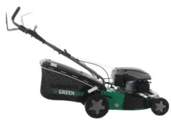 Tondeuse à Gazon Tractée GreenBay GB-LM 46 S - 4 En 1 - Moteur Thermique De 170cm3 -Outils De Jardin tondeuse gazon tracte greenbay gb lm 46 s 4 en 1 moteur thermique de 170cm3 tondeuse gazon greenbay gb lm 46 s 28643 1 1619524387 IMG 6087fb23a5044