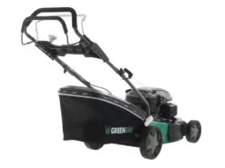 Tondeuse à Gazon Tractée GreenBay GB-LM 46 S - 4 En 1 - Moteur Thermique De 170cm3 -Outils De Jardin tondeuse gazon tracte greenbay gb lm 46 s 4 en 1 moteur thermique de 170cm3 tondeuse gazon greenbay gb lm 46 s 28643 1 1619524387 IMG 6087fb23a859c