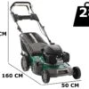 Tondeuse à Gazon Tractée GreenBay GB-LM 51 H - 4 En 1 - Moteur Honda GCVx170 - Coupe De 51cm -Outils De Jardin tondeuse gazon tracte greenbay gb lm 51 h 4 en 1 moteur honda gcvx170 coupe de 51cm tondeuse gazon greenbay gb lm 51 h 29576 1 1622532350 IMG 60b5e0fe60e00