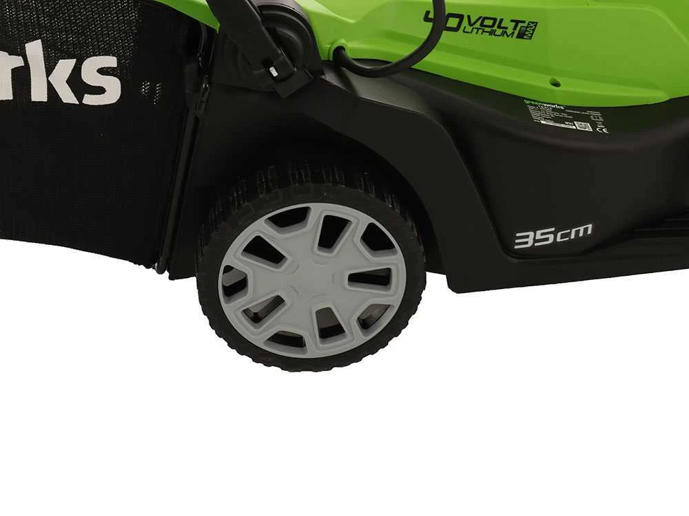 Tondeuse électrique à Batterie Greenworks G40LM35 40V - 35 Cm Tondeuse - Batterie 4A 20 Tondeuse électrique à Batterie Greenworks G40LM35 40V - 35 Cm Tondeuse - Batterie 4A – Image 18