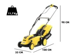 Tondeuse électrique à Batterie Karcher LMO 18-33 - Tondeuse à Gazon Avec Bac De Ramassage