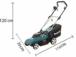Tondeuse électrique à Gazon 1200W Makita ELM3320 - 2 En1 Bac + éjection Arrière - 33 Cm -Outils De Jardin tondeuse lectrique gazon 1200w makita elm3320 2 en1 bac jection arrire 33 cm tondeuse lectrique gazon makita elm3320 17279 0 1561564044 Misure largo