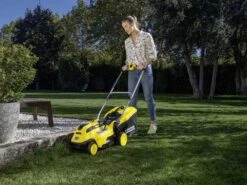 Karcher Tondeuse électrique à Gazon Kacher LMO 18-36 - Tondeuse Dotée De Bac De Ramassage -Outils De Jardin tondeuse lectrique gazon kacher lmo 18 36 tondeuse dote de bac de ramassage moteur lectrique batterie 24042 15 1592486408 IMG 5eeb6a083c1d1