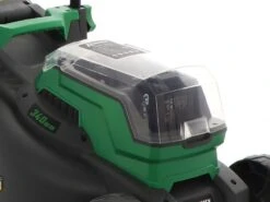 Tondeuse à Poussée à Batterie RIBIMEX PRBAT20-TON33 - Batterie De 20V 4Ah - Largeur De Coupe 34 Cm -Outils De Jardin tondeuse pousse batterie ribimex prbat20 ton33 batterie de 20v 4ah largeur de coupe 34 cm moteur lectrique batterie 36182 13 1660135738 IMG 62f3a93ad6424