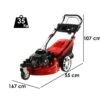 Tondeuse Thermique Autotractée GeoTech Pro S58-3 BMSWGE L225, Roue Frontale Pivotante -Outils De Jardin tondeuse thermique autotracte geotech pro s58 3 bmswge l225 roue frontale pivotante tondeuse gazon geotech pro s58 3 bmswge l225 30151 0 1625572628 IMG 60e4451468067