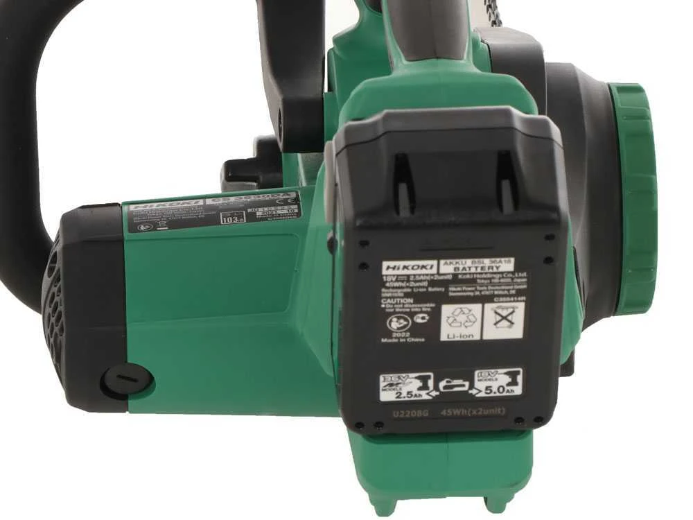 Tronçonneuse à Batterie Hikoki CS3630DA - Batterie De 36V - Barre De 30 Cm 15 Tronçonneuse à Batterie Hikoki CS3630DA - Batterie De 36V - Barre De 30 Cm – Image 13