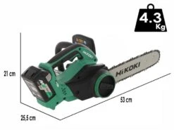 Tronçonneuse à Batterie Hikoki CS3630DA - Batterie De 36V - Barre De 30 Cm