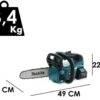 Tronçonneuse à Batterie Makita UC002GZ- Lame De 25 Cm - Batterie De 4Ah 40V -Outils De Jardin trononneuse batterie makita uc002gz lame de 25 cm batterie de 4ah 40v trononneuse batterie makita uc002gz 35595 0 1656667996 IMG 62bebf5cc782b
