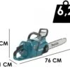 Tronçonneuse à Batterie Makita UC015GZ - Lame De 35 Cm - Batterie De 4Ah 40V