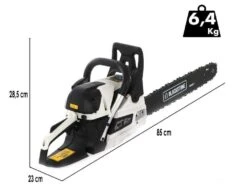 Tronçonneuse Thermique De Coupe BlackStone LCS 45-18 - Barre De 45 Cm - Moteur 2 Temps 45cm3