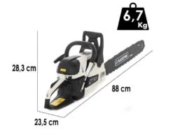 Tronçonneuse Thermique De Coupe BlackStone LCS 58-20 - Guide-chaîne De 50 Cm - Moteur 2 Temps 58 Cm3