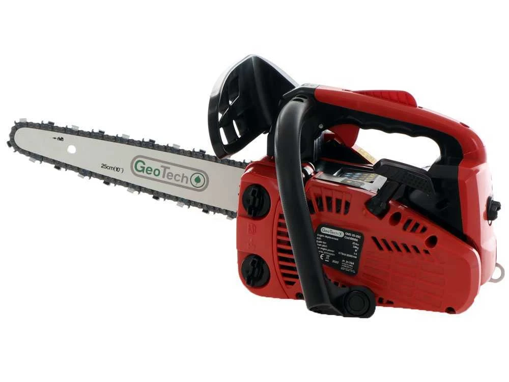 Tronçonneuse Thermique Légère D'élagage GeoTech GMS 25-25C - Barre Carving De 25 Cm 6 Tronçonneuse Thermique Légère D'élagage GeoTech GMS 25-25C - Barre Carving De 25 Cm – Image 4