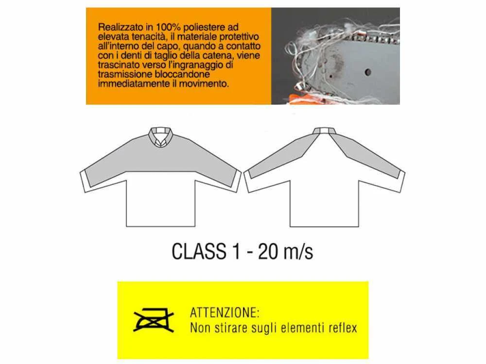 Cofra Veste Anti-coupure De Protection Pour Tronçonneuse SAW BRAKE Taille XL 5 Cofra Veste Anti-coupure De Protection Pour Tronçonneuse SAW BRAKE Taille XL – Image 3